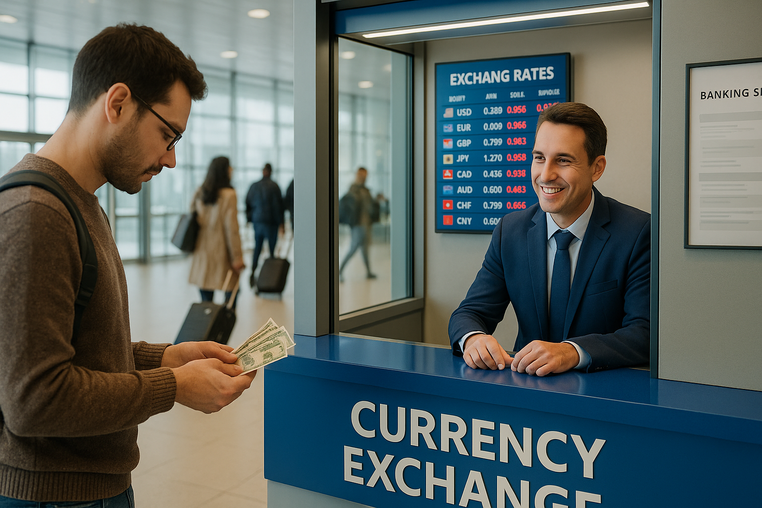Change de devises et frais bancaires : ce que vous devez savoir avant de partir